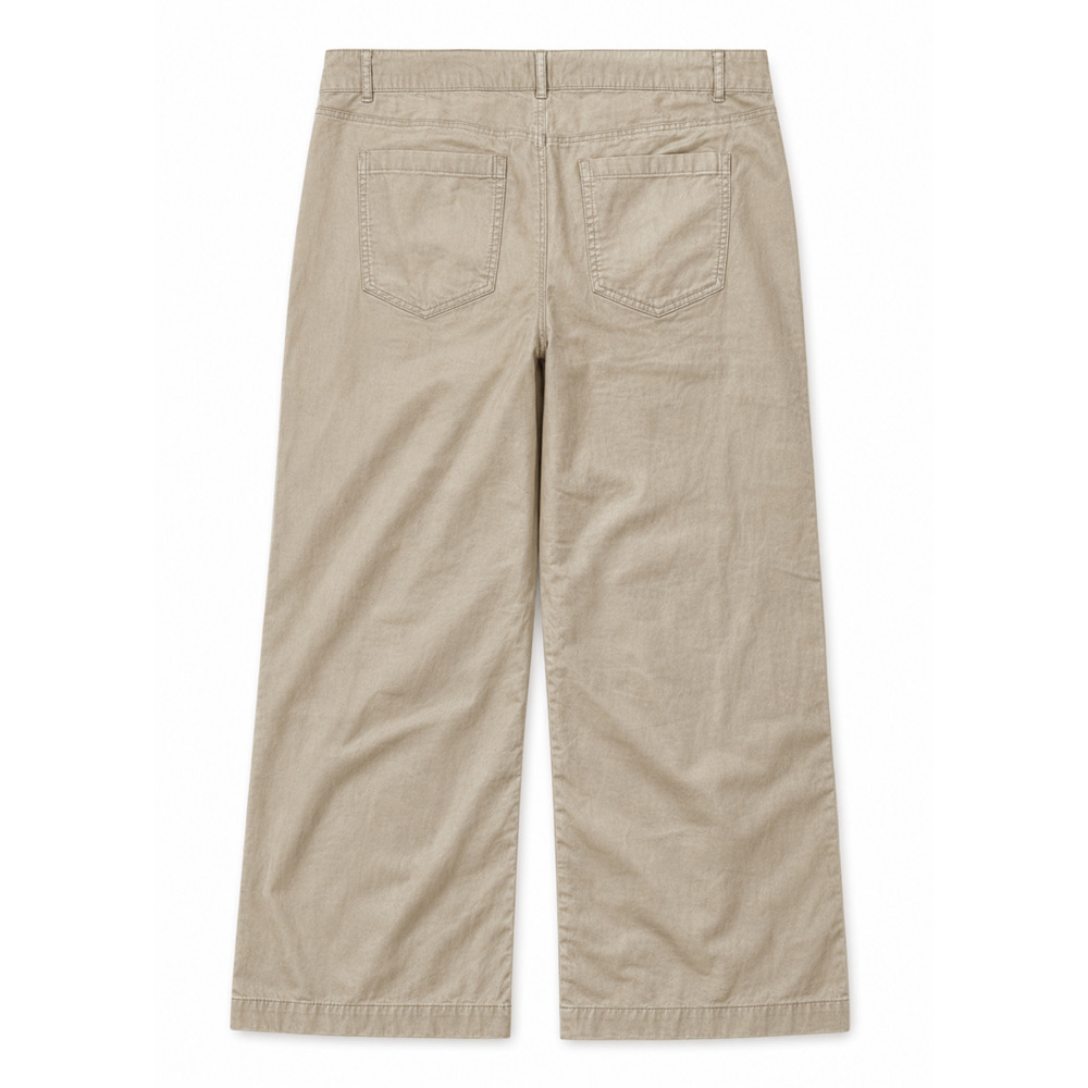 Old Navy NWT Women's Plus Extra High-Rise Wide-Leg Pants 18 Tall Khaki Beige - Picture 2 of 10